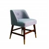 Grey Boston Bar Stool