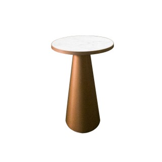 Mushroom Oak Side Table