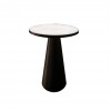 Mushroom Black Side Table