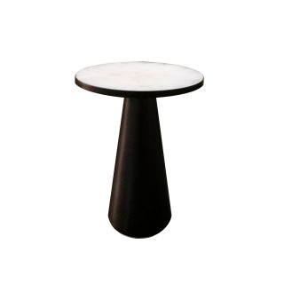 Mushroom Black Side Table